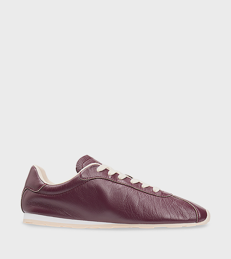 Logo Detail Lace-Up Runner Sneakers