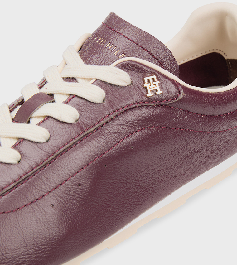 Logo Detail Lace-Up Runner Sneakers