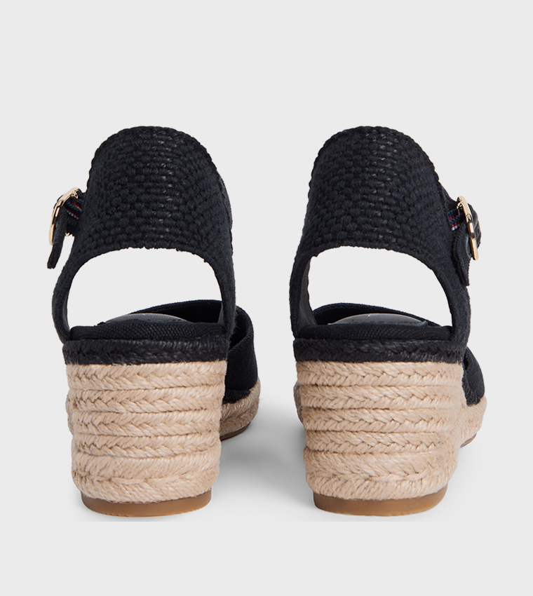 Ankle Strap Espadrille Wedge Sandals