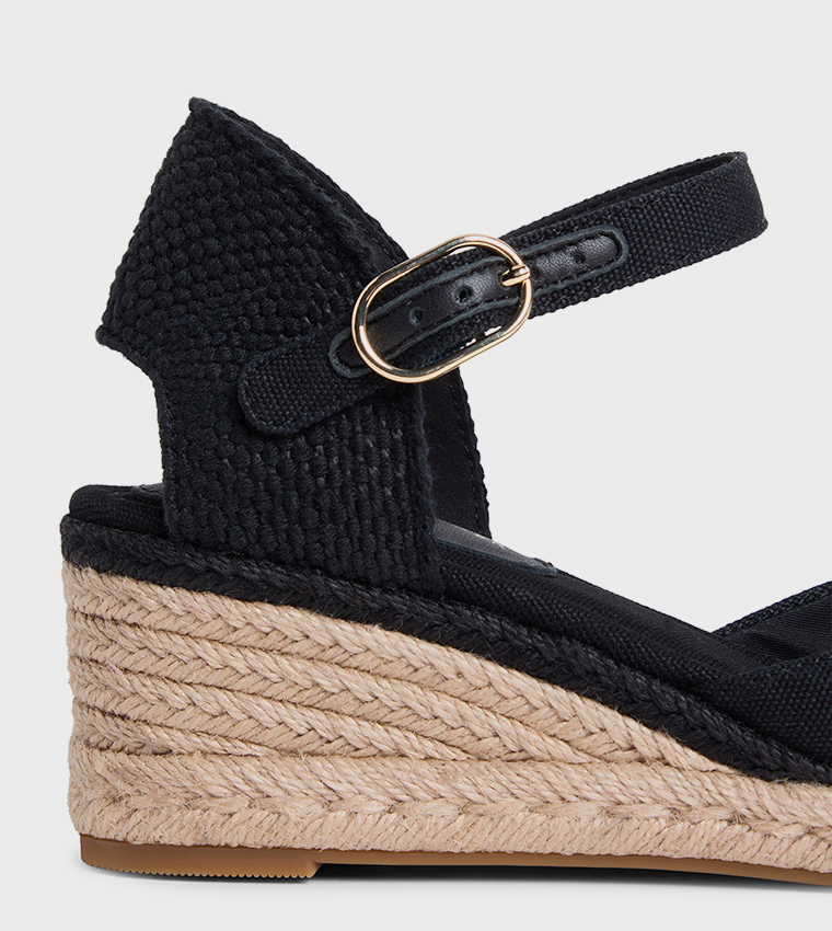 Ankle Strap Espadrille Wedge Sandals