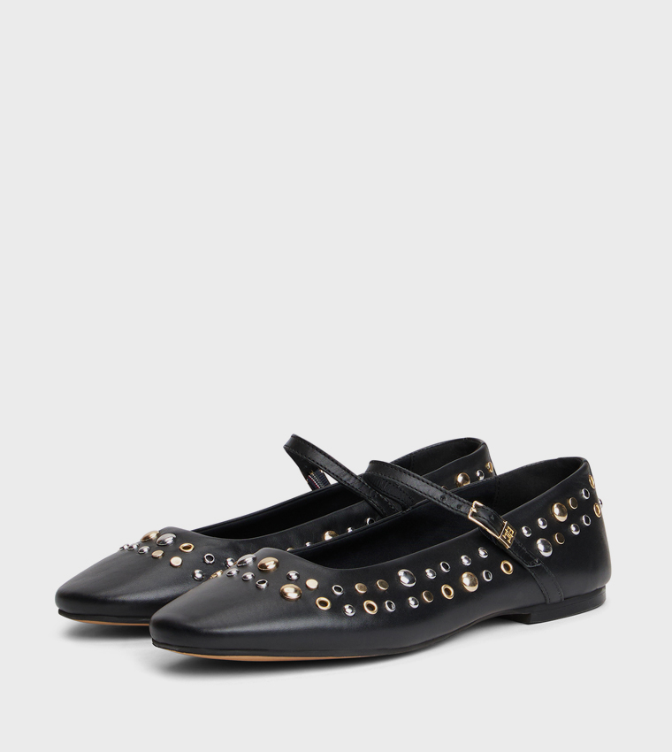 Studded Mary Jane Shoes