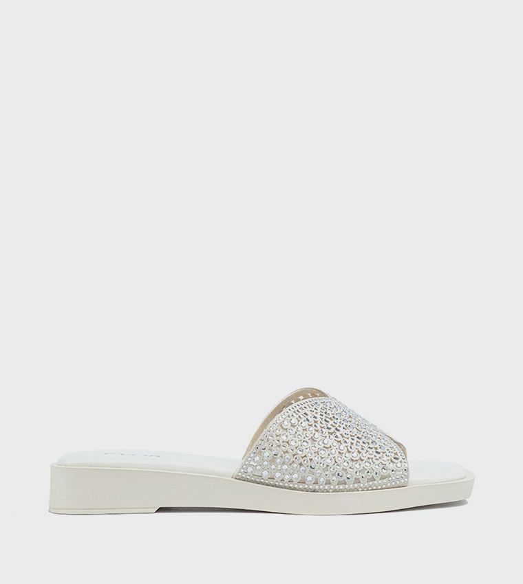 Fyor  Flat Sandals - White Flat Sandals