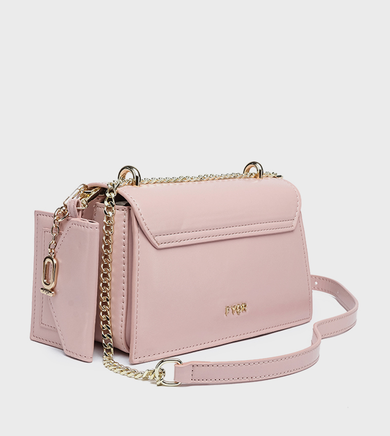 Logo Detail Convertible Crossbody Bag