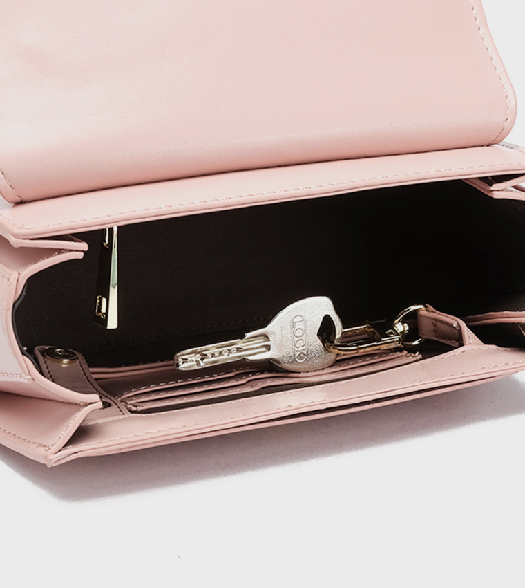 Logo Detail Convertible Crossbody Bag