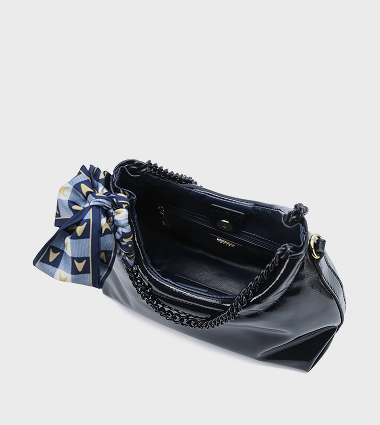شنطة كتف نسائية بفيونكة 