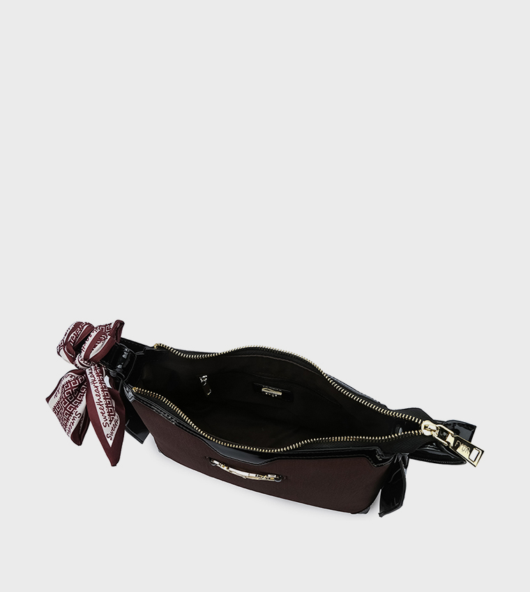 Metal Accent Shoulder Bag