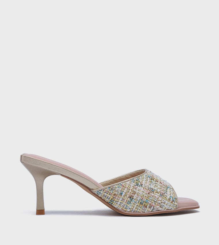 فيور  صنادل كعب عالي - متعدد كعب