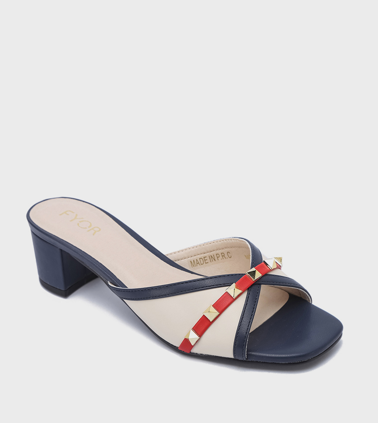 Open Toe Block Heel Sandals