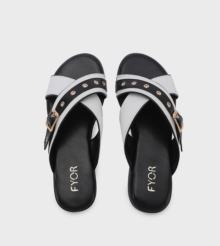 Fyor  Flat Sandals - White Flat Sandals