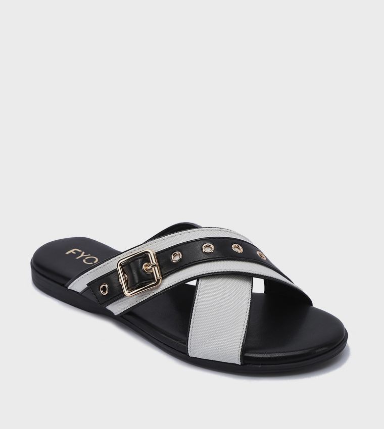 Fyor  Flat Sandals - White Flat Sandals