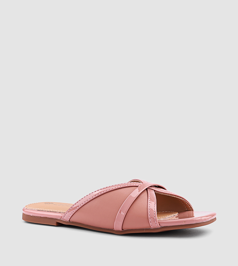 Square Toe Flat Sandals