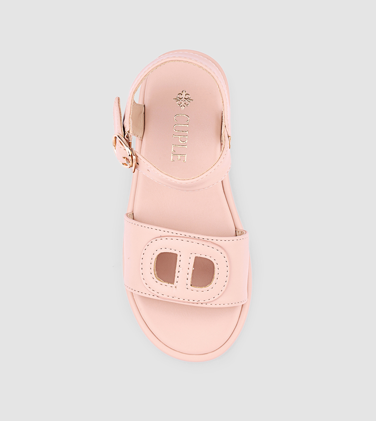 كابلي  أحذية فلات - لحمي Flat Sandals