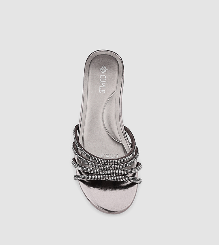 Embellished Strappy Heeled Sandals