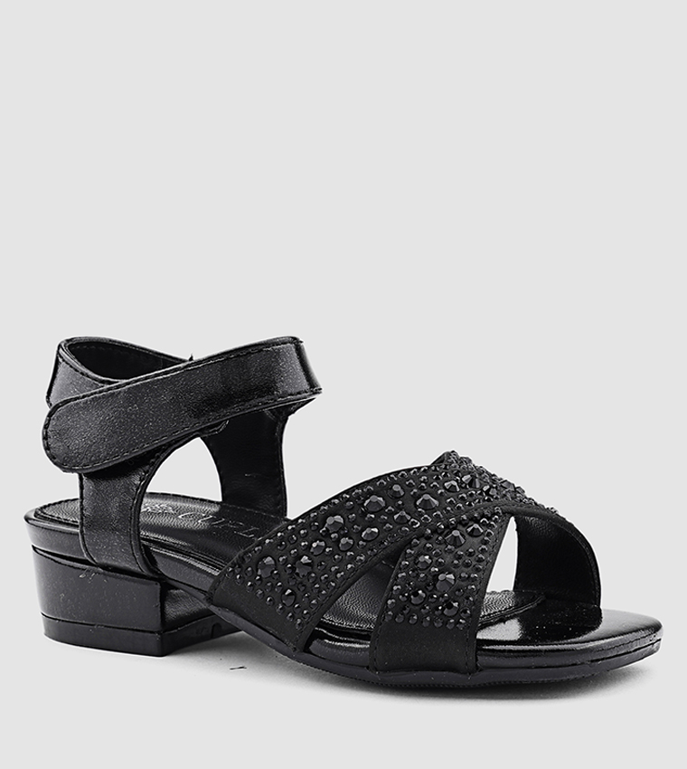 Embellished Heeled Sandals