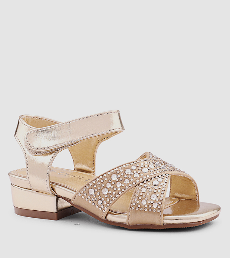 Embellished Heeled Sandals