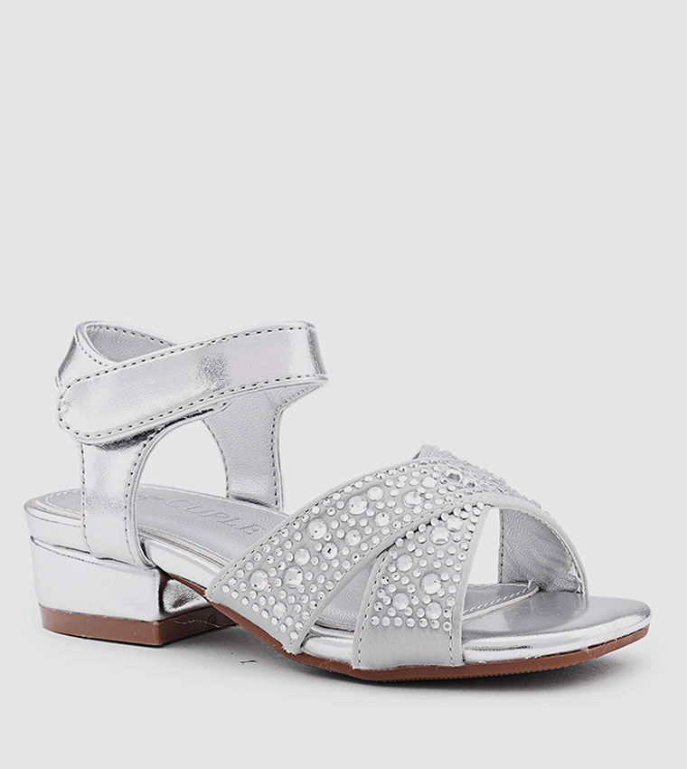 Embellished Heeled Sandals