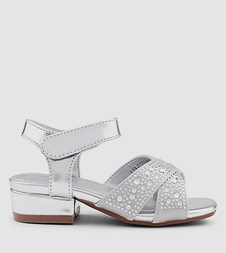 Embellished Heeled Sandals