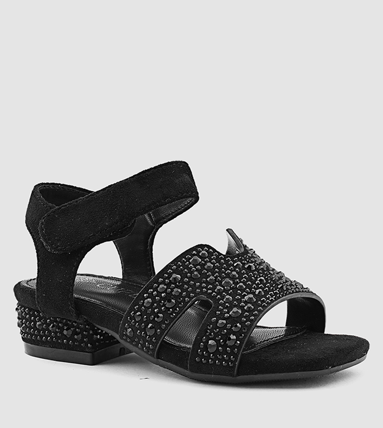 Embellished Heeled Sandals