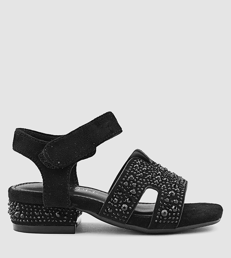 Embellished Heeled Sandals