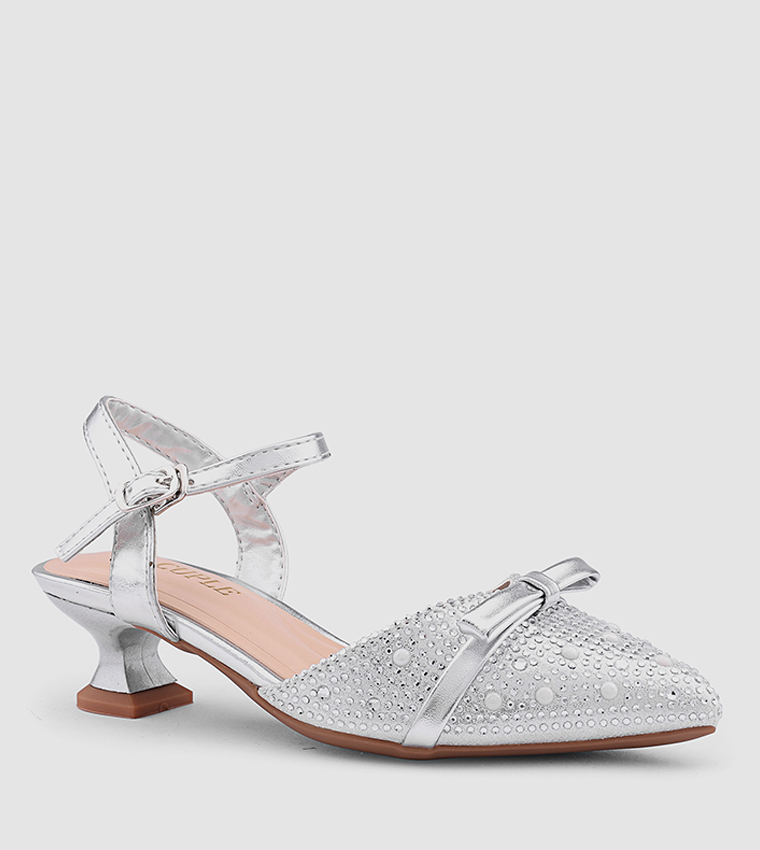 Cuple  Heel Sandals - Silver HEEL SANDALS