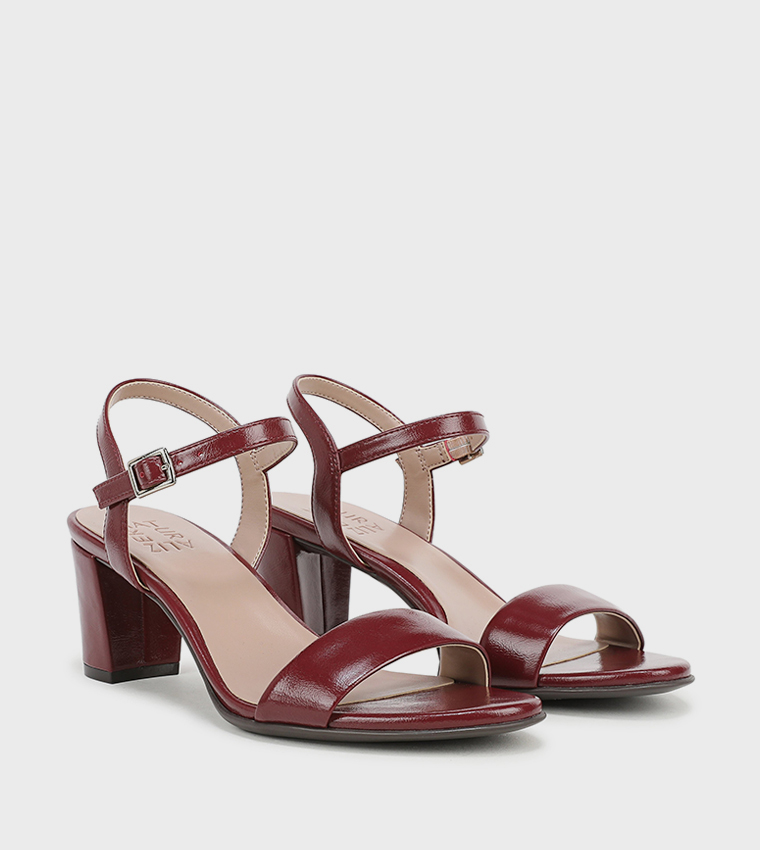 BRISTOL Ankle Strap Block Heel Sandals