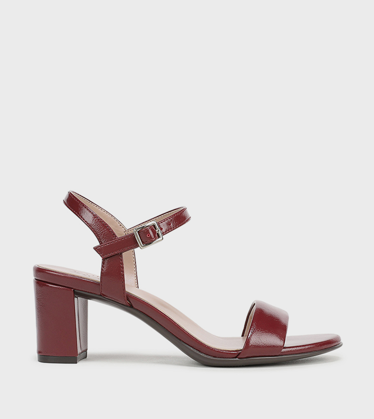 BRISTOL Ankle Strap Block Heel Sandals