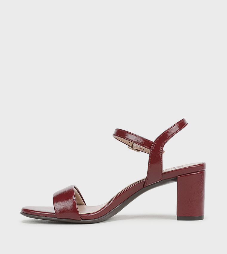 BRISTOL Ankle Strap Block Heel Sandals