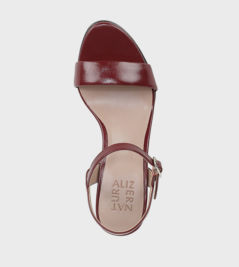 BRISTOL Ankle Strap Block Heel Sandals