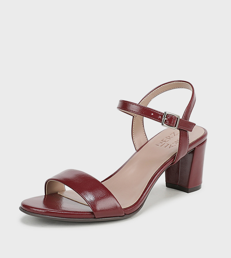 BRISTOL Ankle Strap Block Heel Sandals