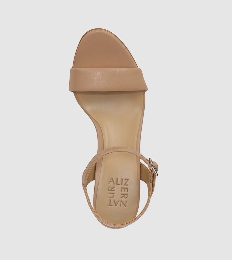 BRISTOLL Open-Toe Block Heel Sandals