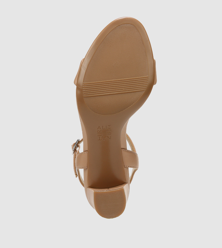 BRISTOLL Open-Toe Block Heel Sandals