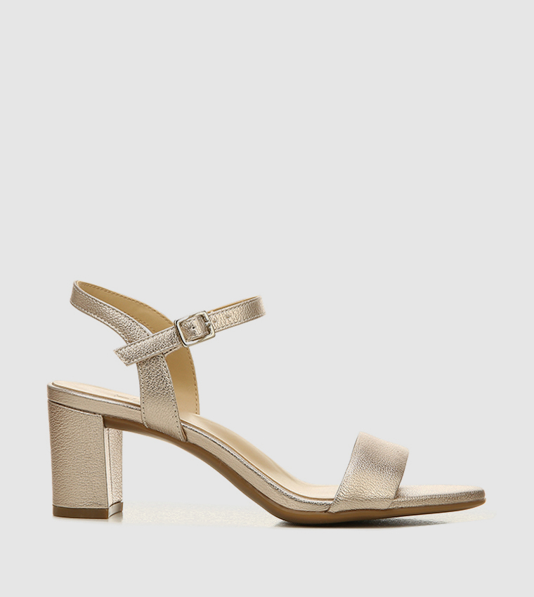 BRISTOLL Open-Toe Block Heel Sandals