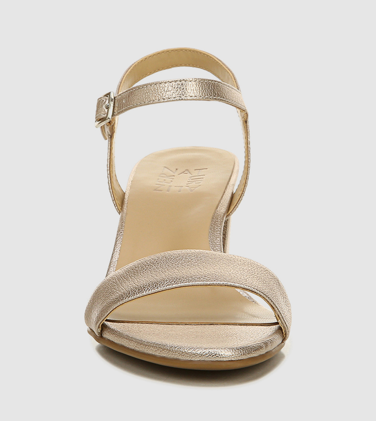 BRISTOLL Open-Toe Block Heel Sandals