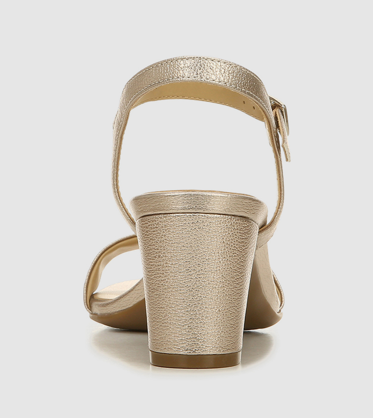 BRISTOLL Open-Toe Block Heel Sandals