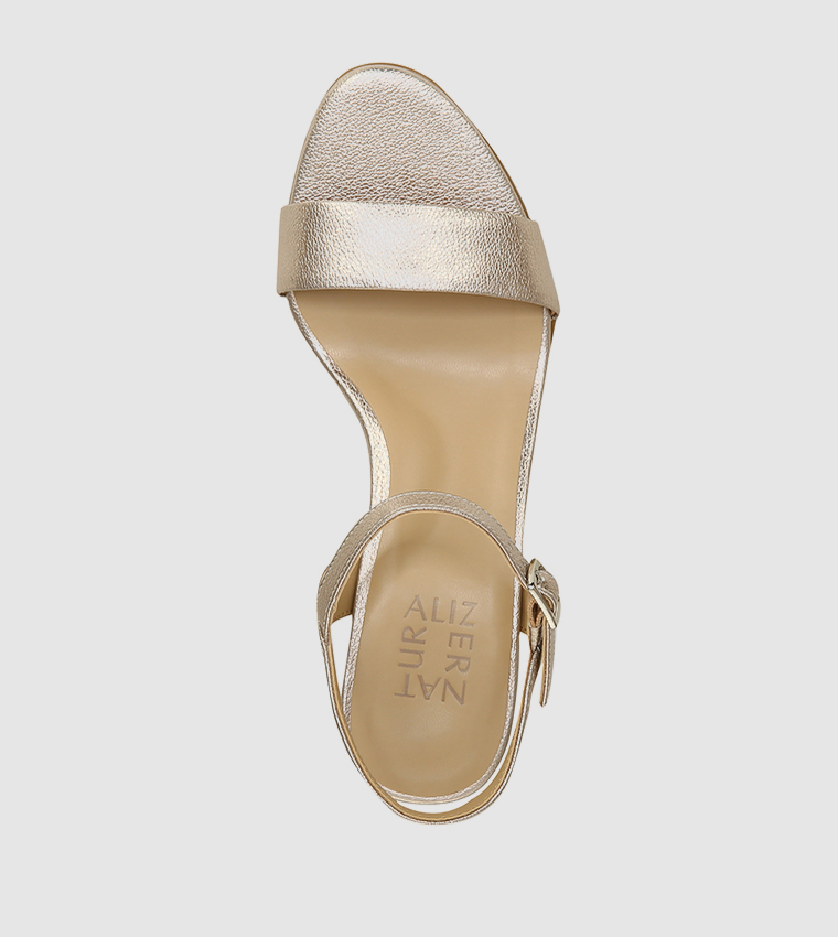 BRISTOLL Open-Toe Block Heel Sandals