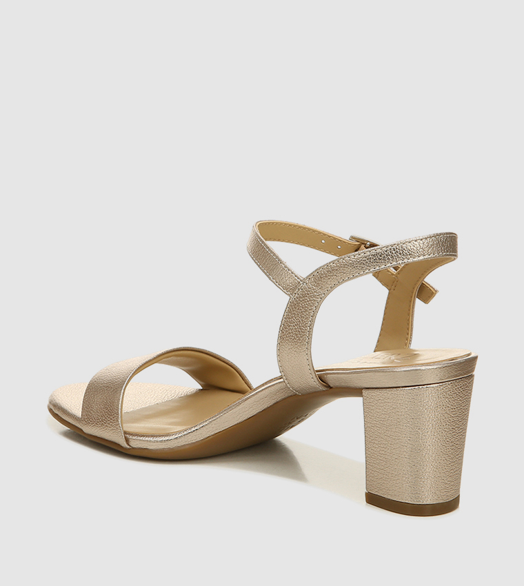 BRISTOLL Open-Toe Block Heel Sandals