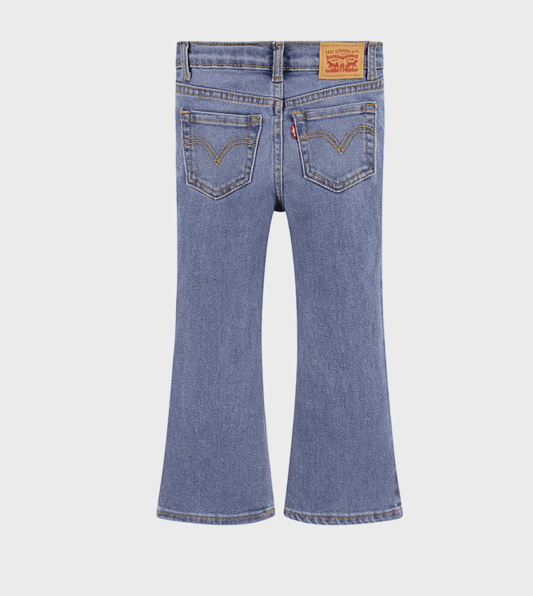 726 Washed High Rise Flared Jeans