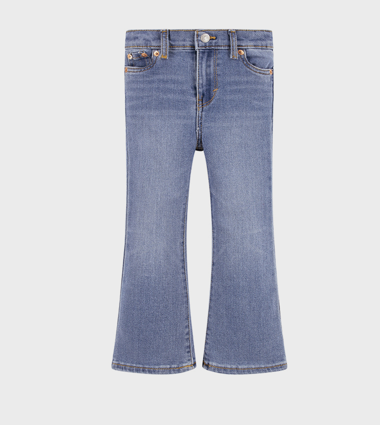 726 Washed High Rise Flared Jeans