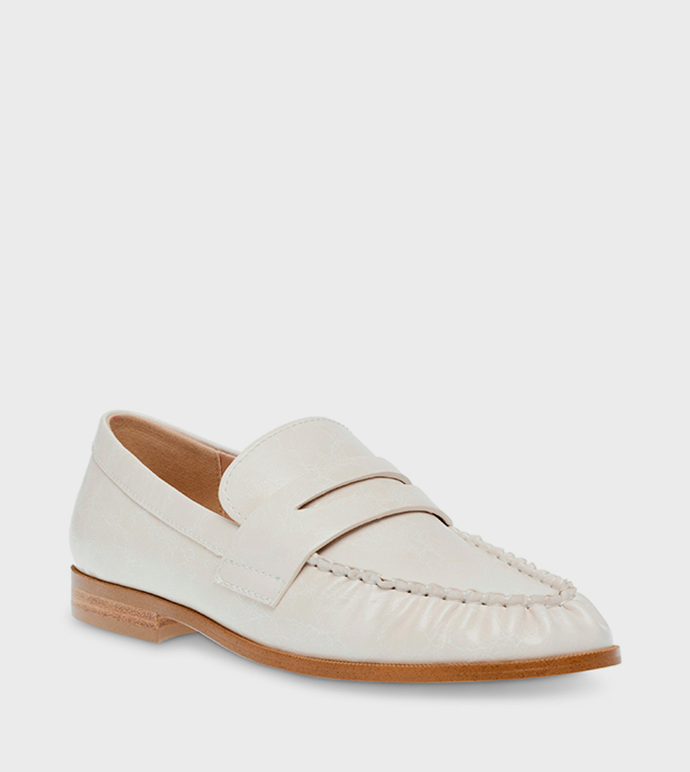GALA Solid Ruched Loafers