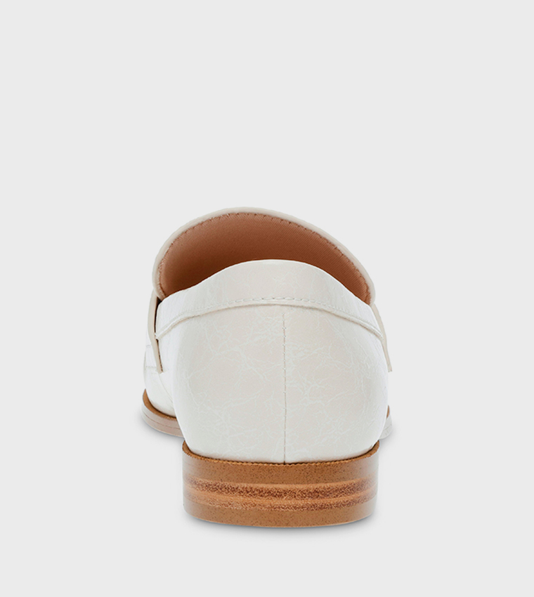 GALA Solid Ruched Loafers