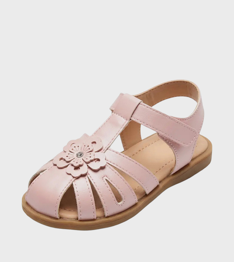 Velcro Closure Casual Sandals
