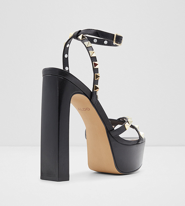 GEEGULLY Embellished Heeled Sandals