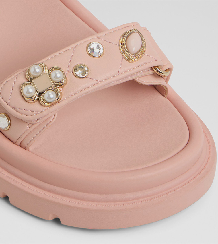 GEMIMA Embellished Comfort Sandals