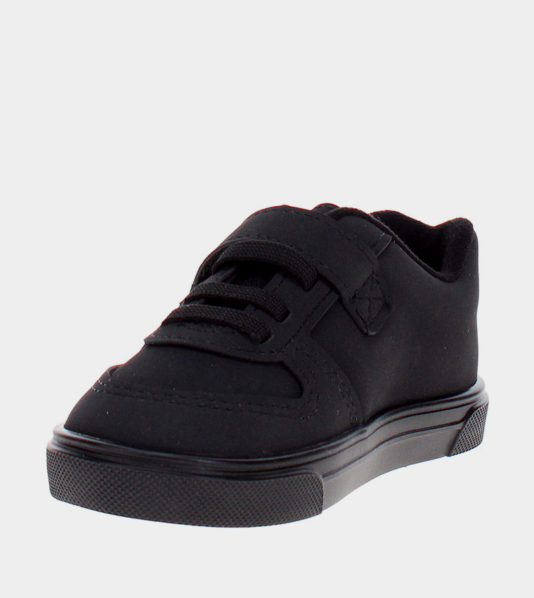 ABRAHAM Solid Velcro Closure Shoes
