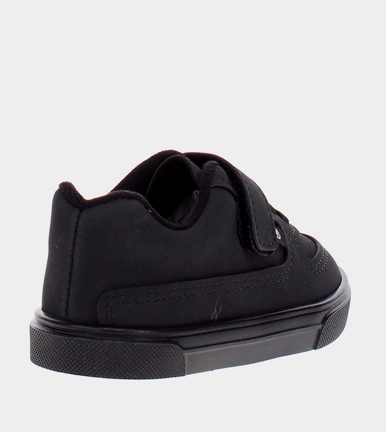 ABRAHAM Solid Velcro Closure Shoes