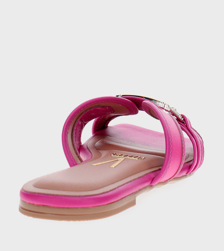 فيزانو  الصنادل المسطحة - وردي Flat Sandals
