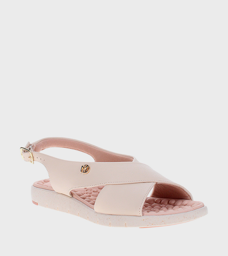 Modare  Flat Sandals - Beige Flat Sandals