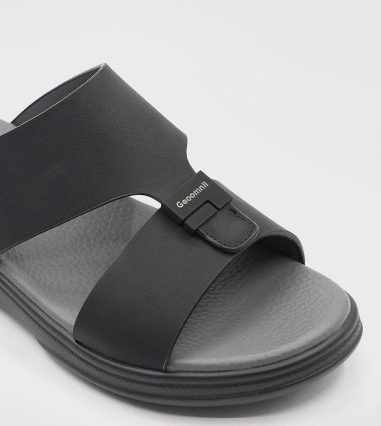 KAIA Logo Detail Arabic Sandals