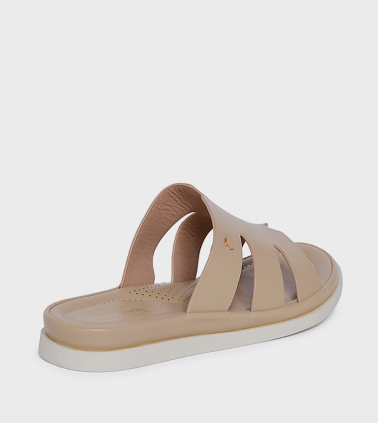 TYRA Solid Open Toe Platform Sandals