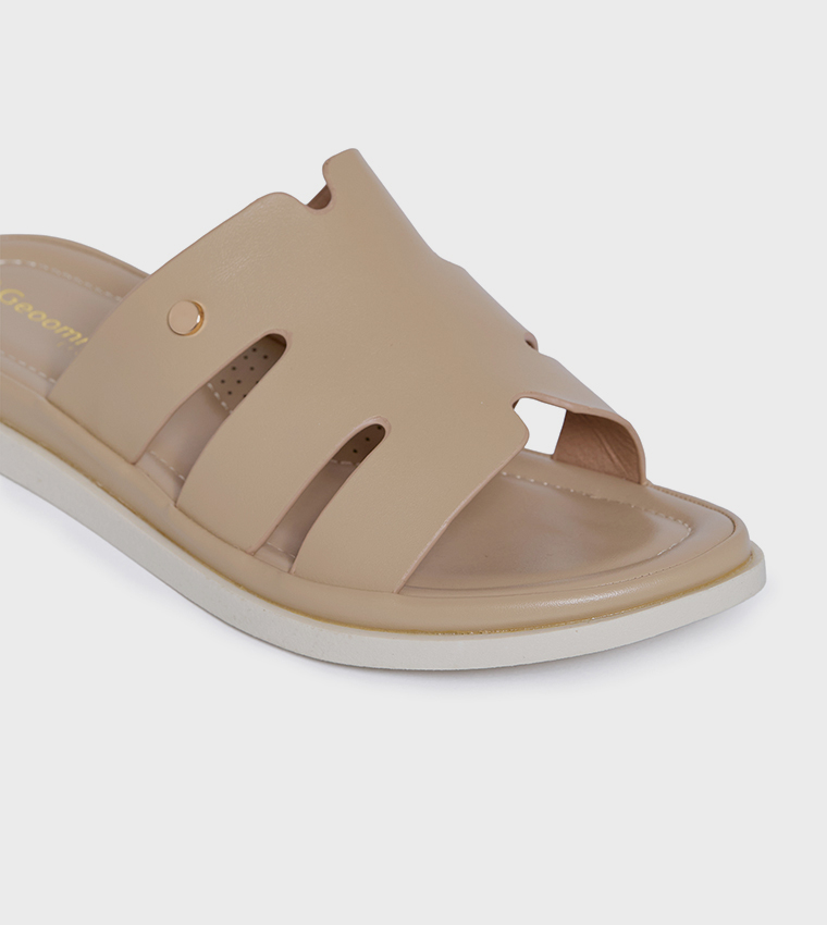 TYRA Solid Open Toe Platform Sandals